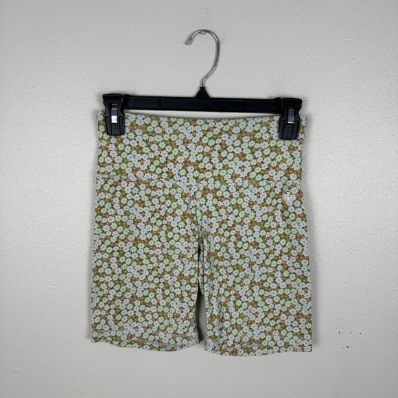 Tory Burch Tory Sport High Rise Weightless Bike Shorts Retro Floral Size XS - Picture 1 of 5